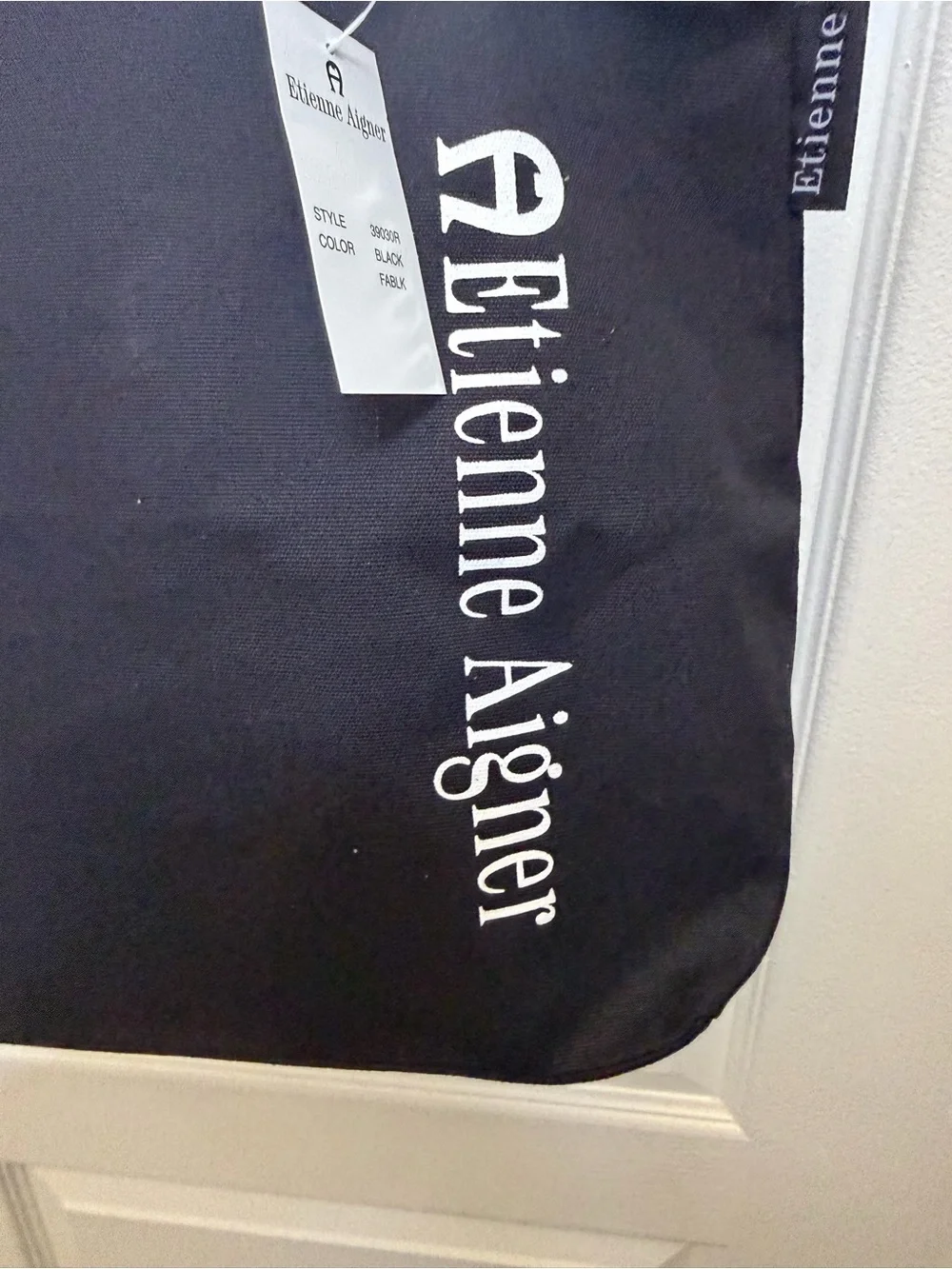 Etienne Aigner black tote NWT